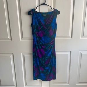 LAUREN Floral Print Dress Size 4